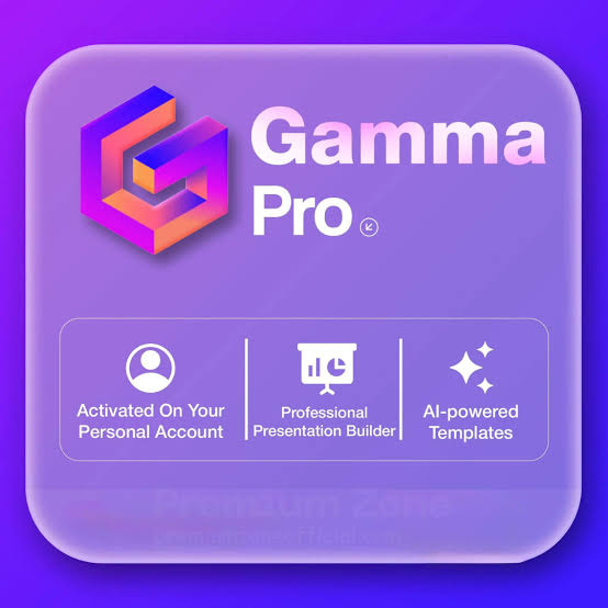 Gamma Ai Pro - 1 شهر